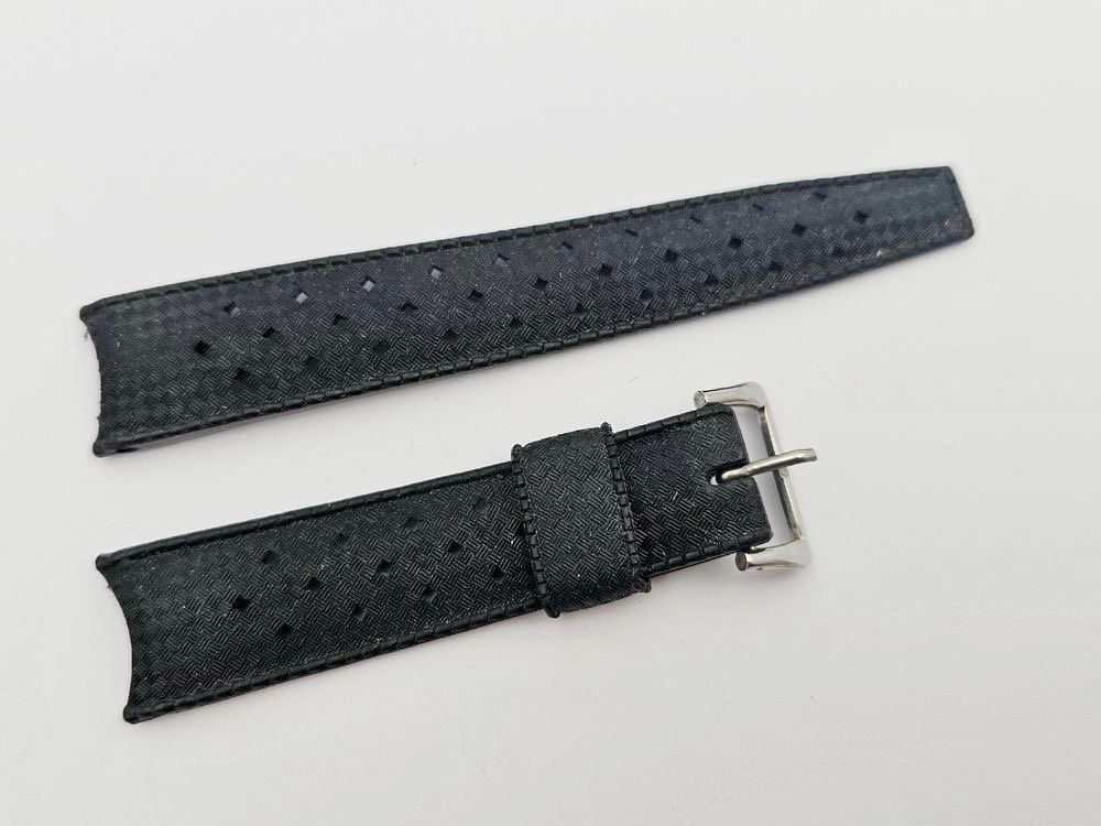 Armbänder & -reifen: Bracelet TROPIC noir 19mm – Gebraucht aus Genève von Vintage-Tools