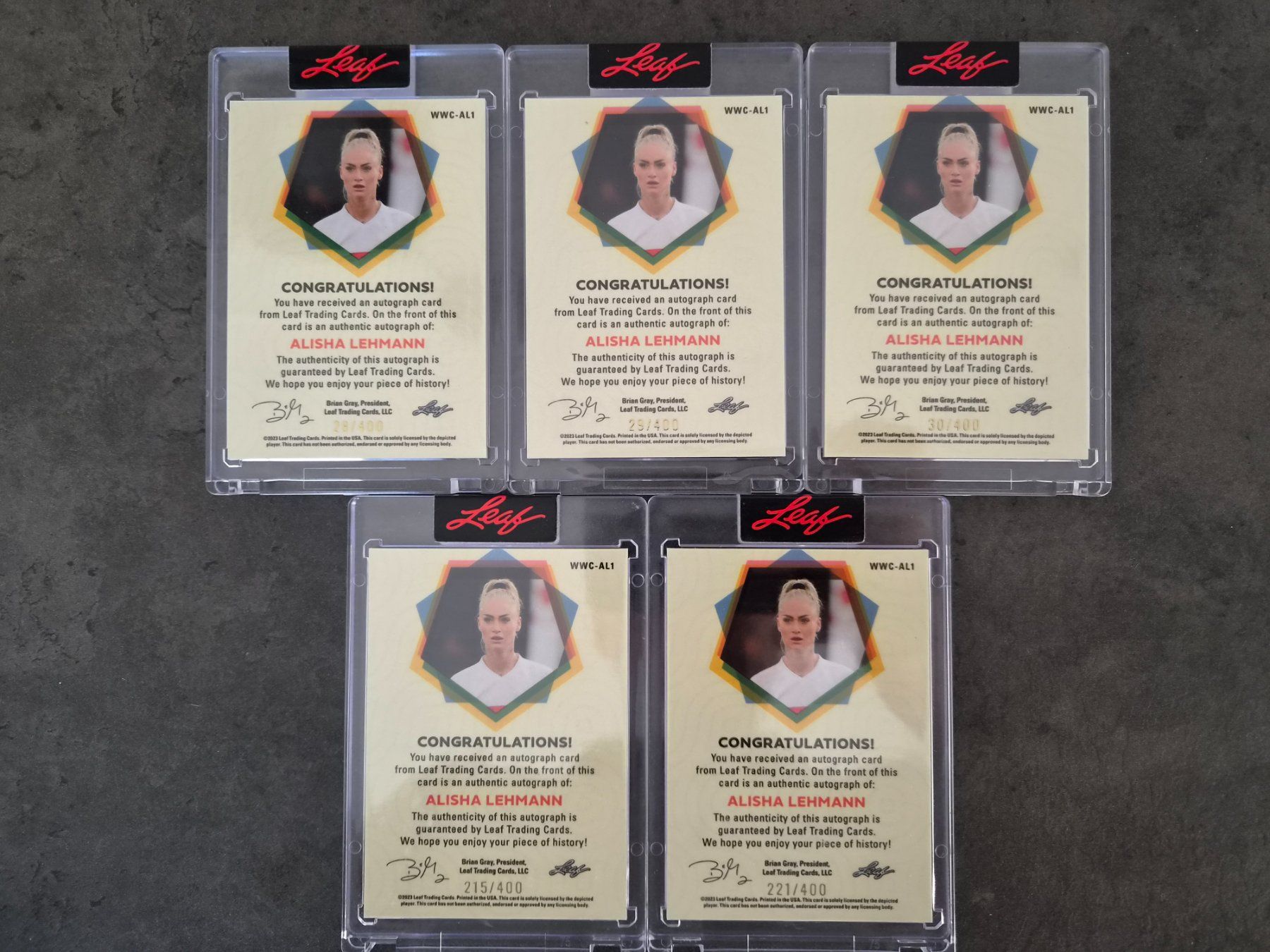 Carte collezionabili: Alisha Lehmann Original Autogramm – Nuovo e nell'imballaggio originale da Seon venduto da Passion4SoccerCards 2