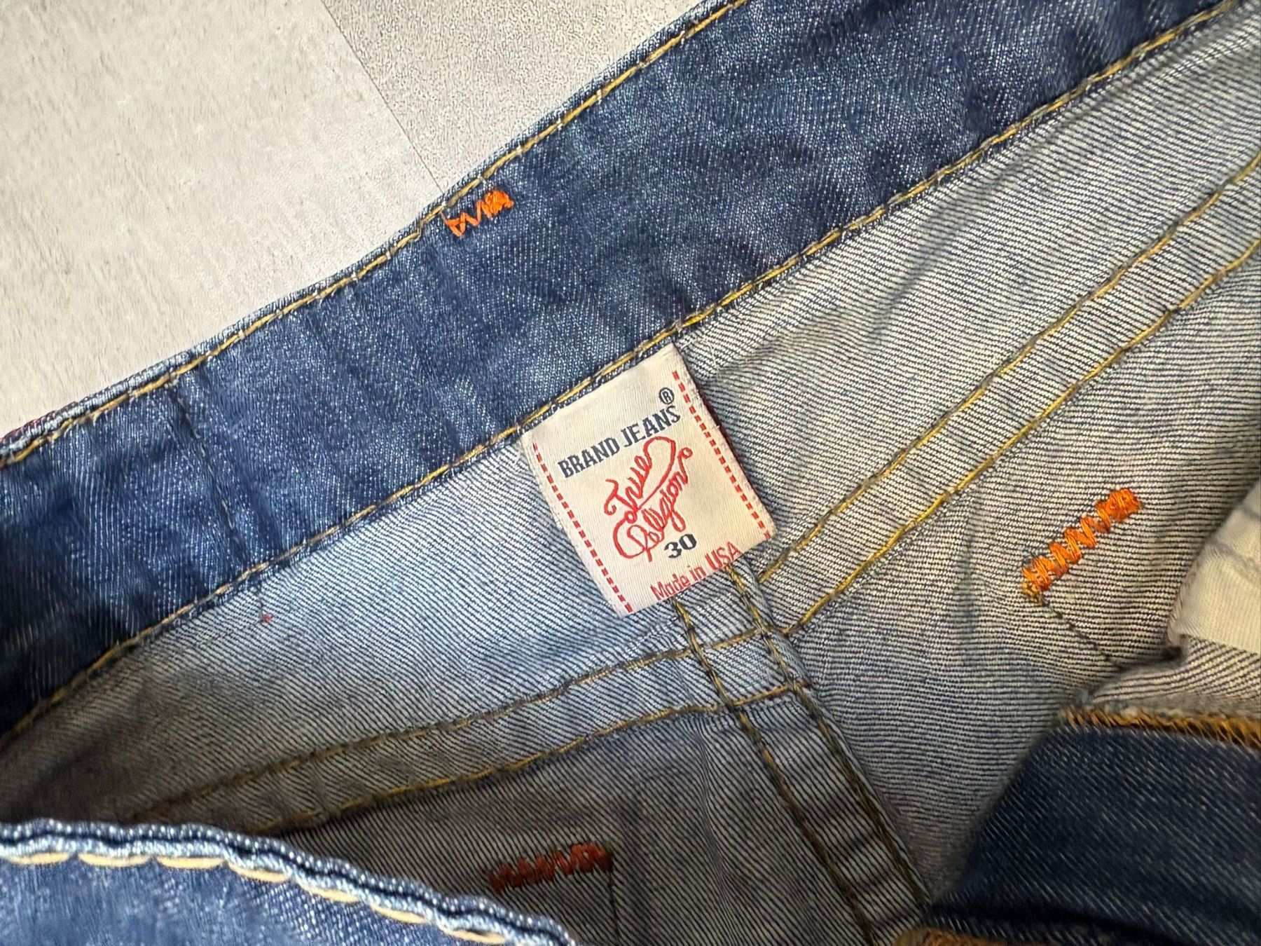 True Religion Jeans: True Religion Straight Jeans - Grösse M/30 – Nuovo (secondo la descrizione) da Werdenberg venduto da hase.vintage 3