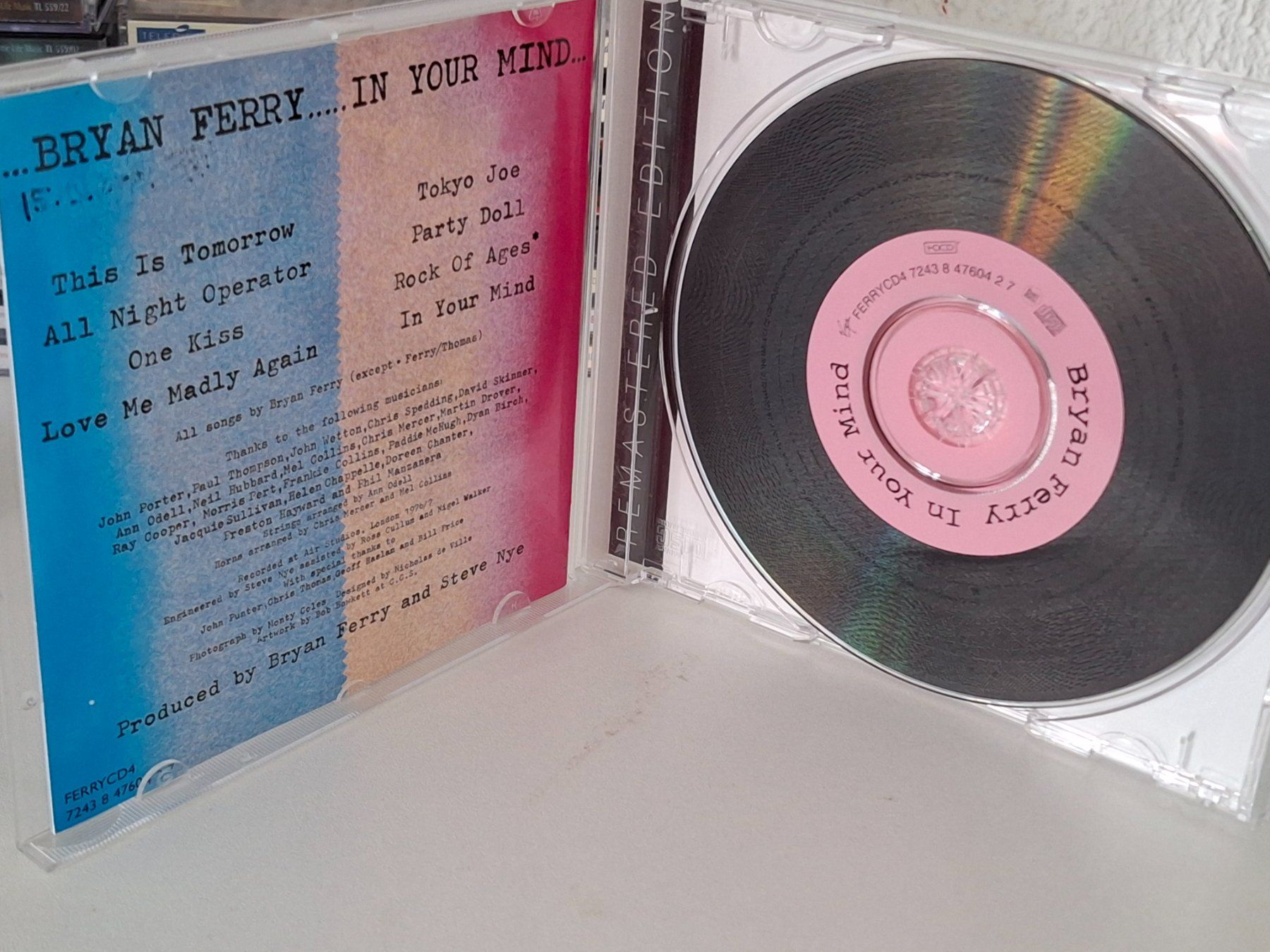 CD: CD Bryan Ferry - In Your Mind - /  Remastered Edition – Usato da Aarberg venduto da Jackup1 2