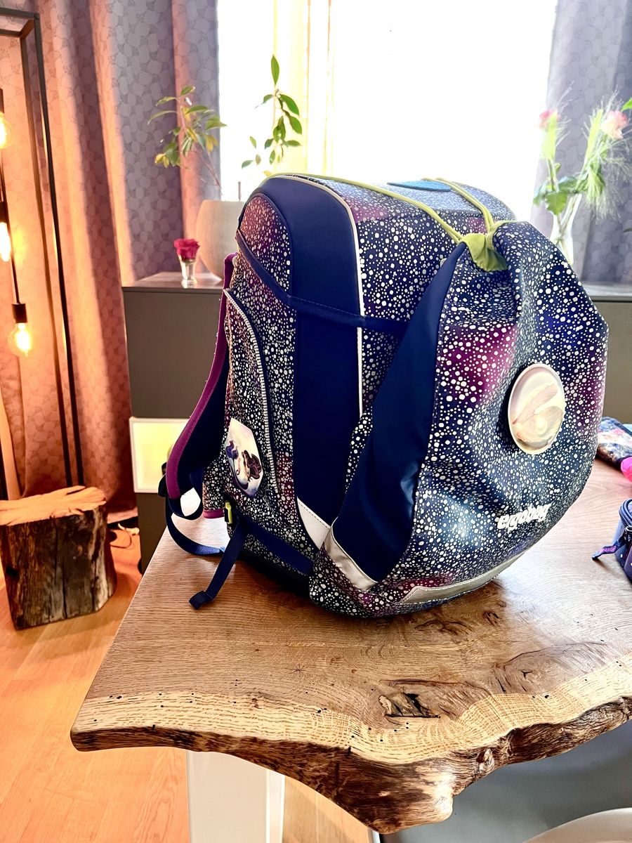 Ergobag Borse & Zaini: Ergobag Cube Schulrucksack Bärlaxy Set mit LED Zippies – Usato da Meggen venduto da leh_z2gf 3