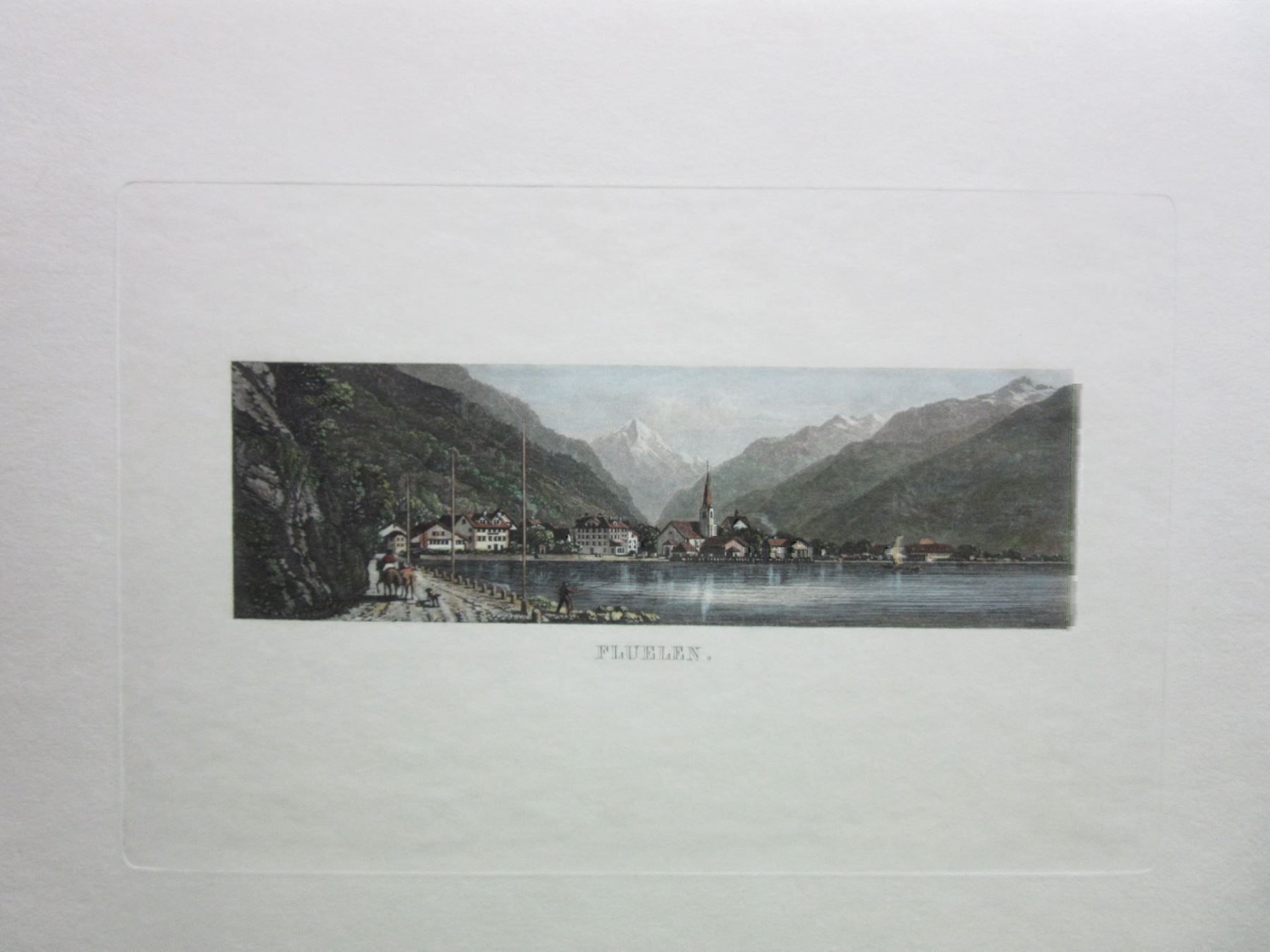 Incisioni: FLUELEN AQUATINTA – Usato da Gersau venduto da grafik-kunst 1