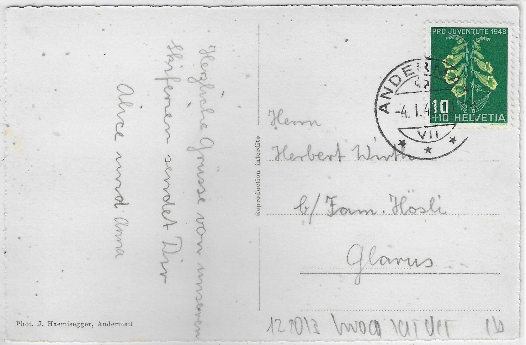 Cartes postales: Skilift Nätschen-Gütsch - Buffet – D'occasion à Ettingen par Kartenplanet 1