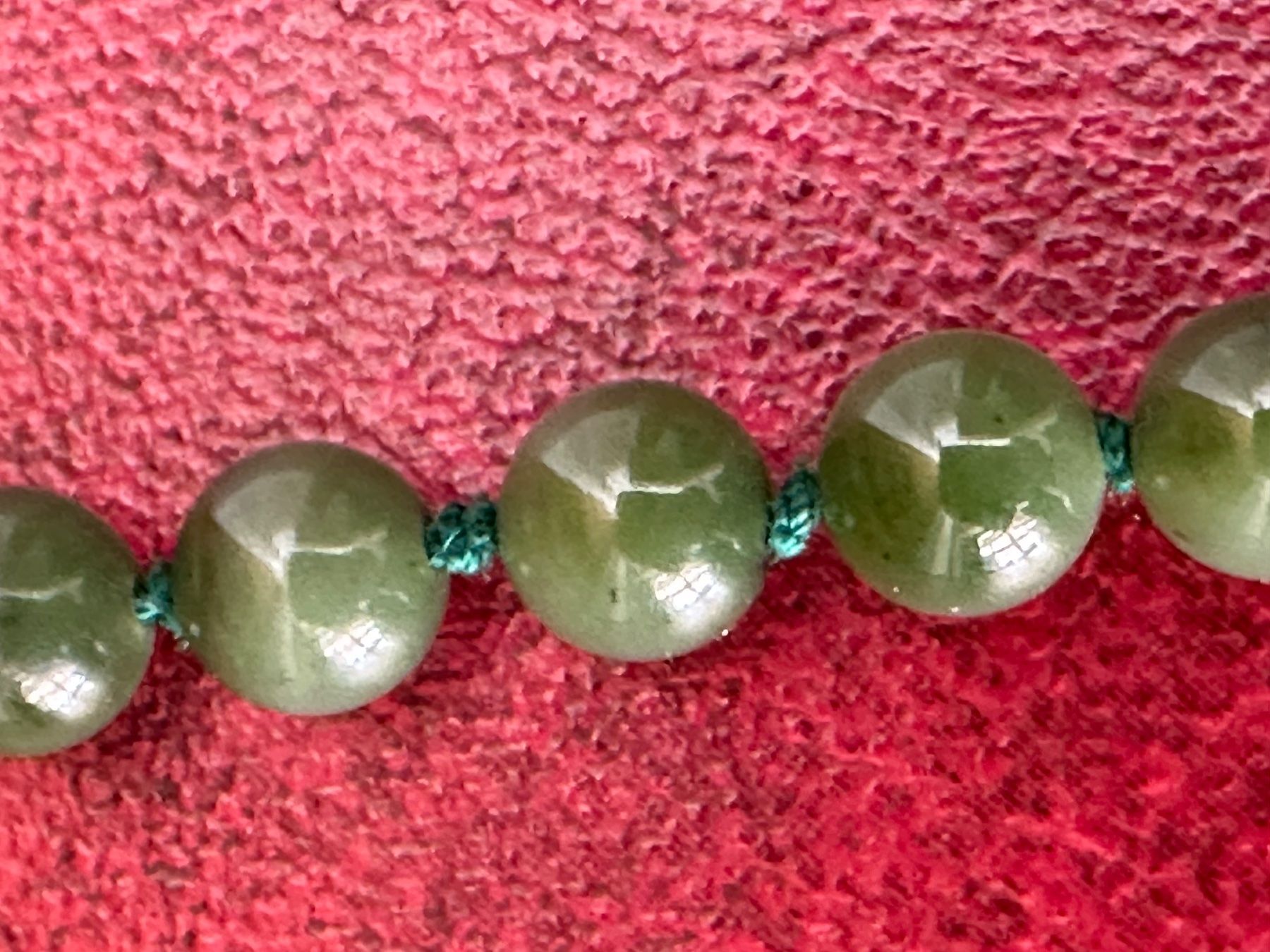 Ketten: Vintage Jade Kette mit Silberverschluss – Gebraucht aus Herbriggen von Sehrazade 4