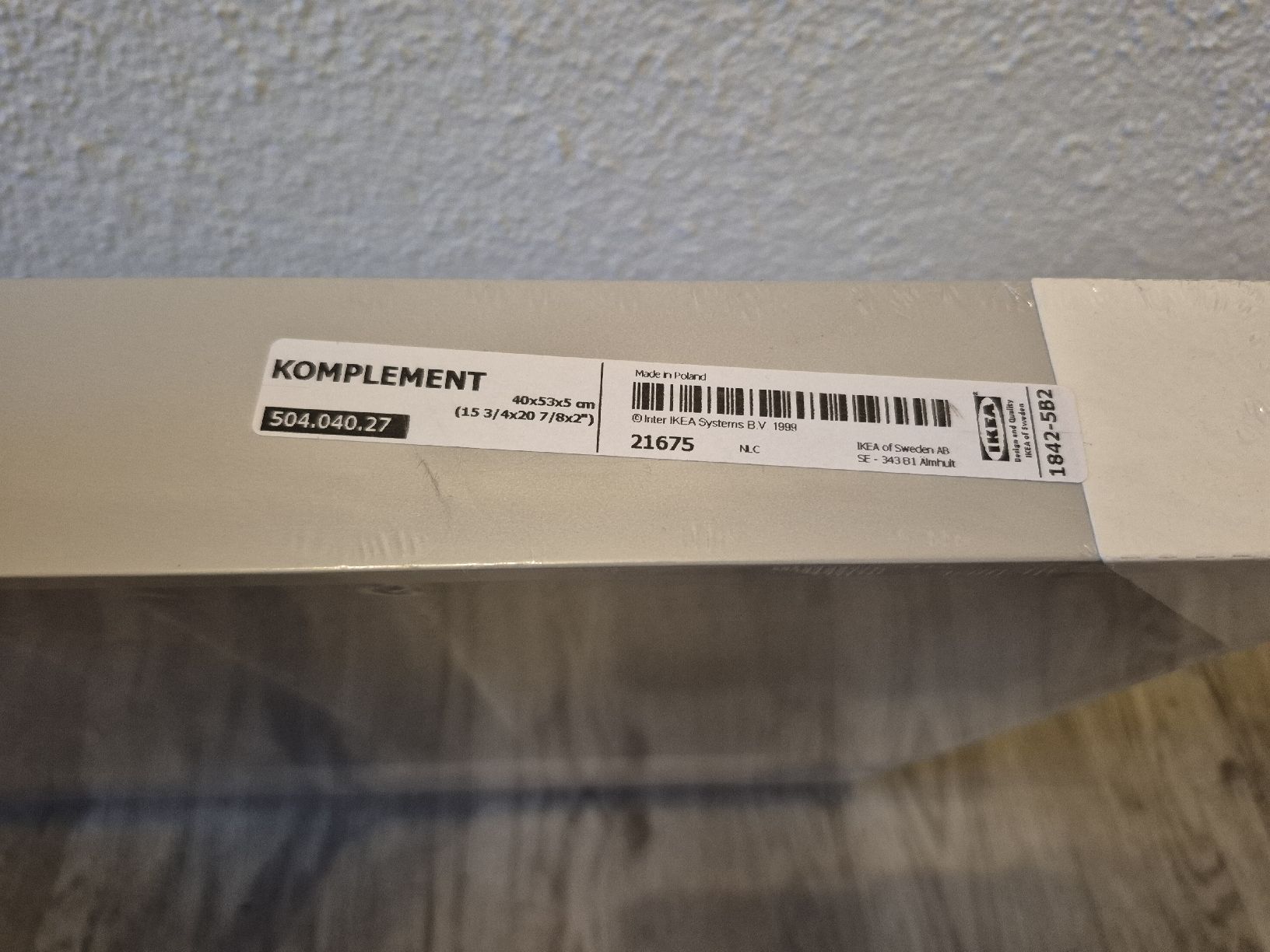 Ikea Armadi: Neuwertig: IKEA Komplement Einsatz, hellgrau, 40x53cm – Nuovo e nell'imballaggio originale da Beinwil am See venduto da Coco2627 1