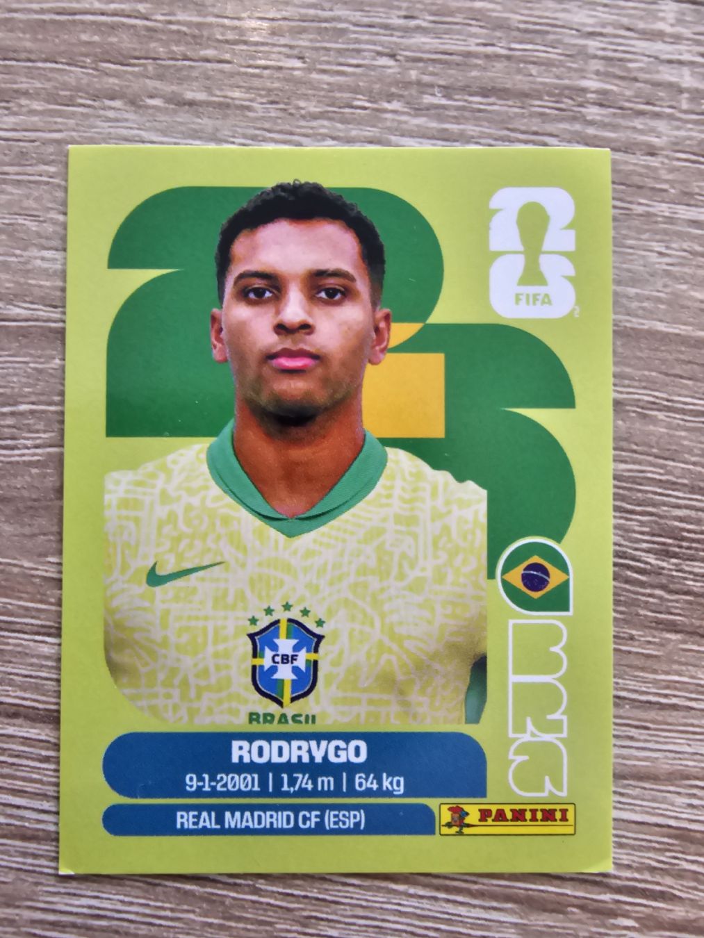 Panini Carte collezionabili: WM 2026 Panini: Rodrygo – Nuovo (secondo la descrizione) da Zürich venduto da gtop
