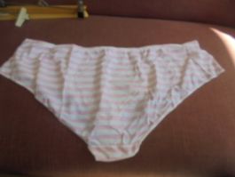 Slip Gr. 56/58 weiss/rosa NEU