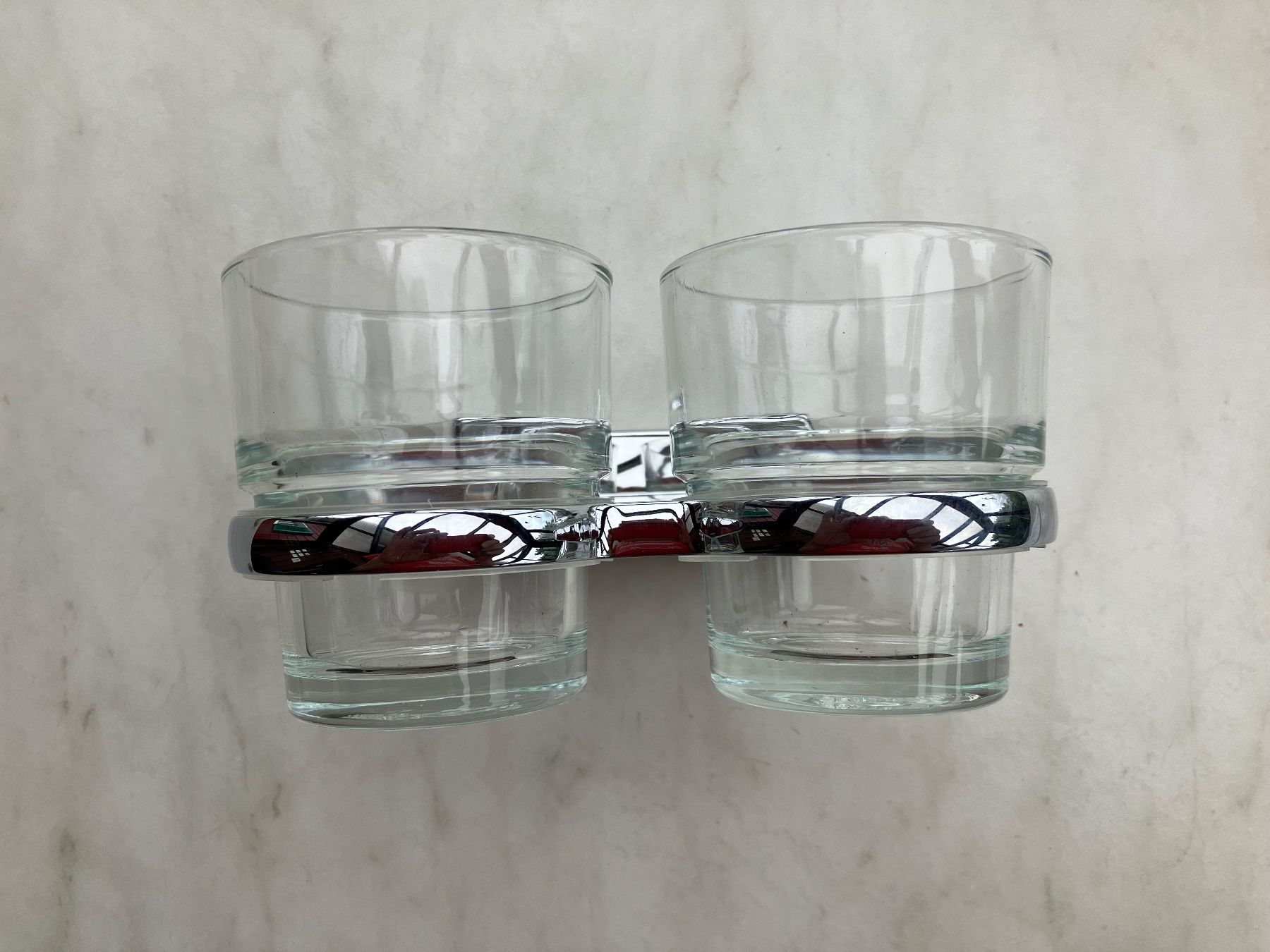 Altro per la casa: CHIC Doppelglashalter, Glas & Chrom - neu – Nuovo (secondo la descrizione) da Rüegsauschachen venduto da limek 1