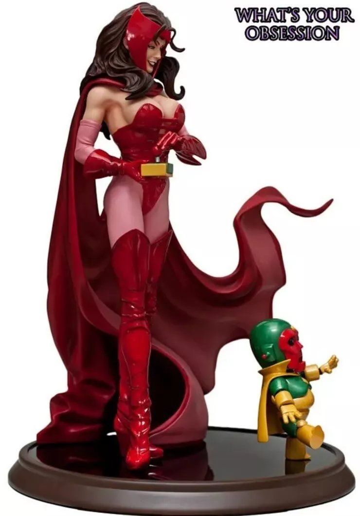 Statuette: Sideshow Scarlet Witch Comiquette Mark Brooks Statue – Usato da Oberentfelden venduto da FiguresAndGamesPlace 4