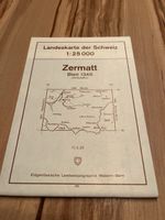 Landeskarte Zermatt 1:25000 - Blatt 1348 - Top Wanderkarte