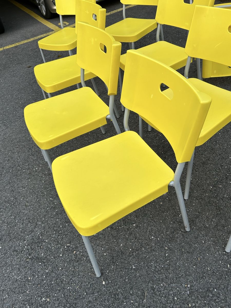 Ikea Sedie: Lot de 10 chaises IKEA jaune vintage – Usato da Thierrens venduto da Bigla 9
