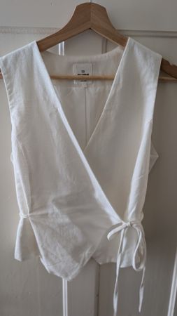 Weste Pull&Bear weiss Grösse S - neuwertig