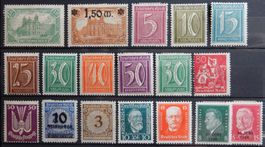 Deutsches Reich ex. Kat. 113-445 * 1920/30