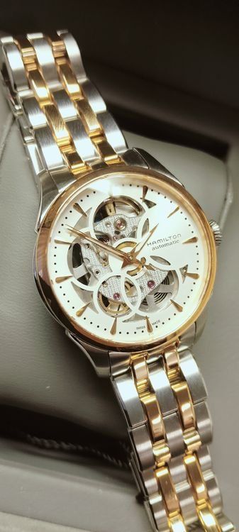 Hamilton Uhren: Montre Hamilton Jazzmaster Viewmatic Skeleton - Automatic – Neu und originalverpackt aus Corminboeuf von Path007 1