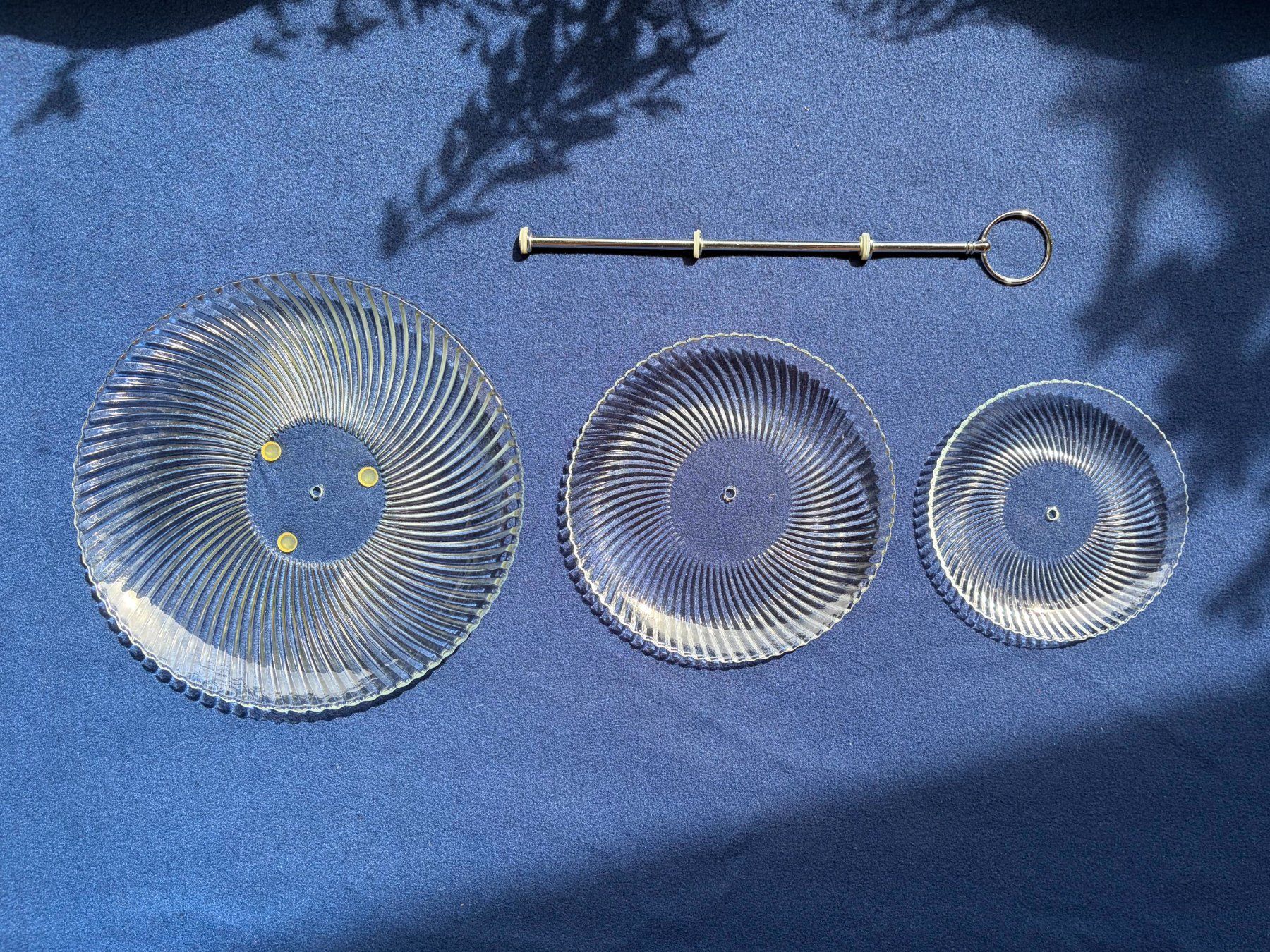 Servierplatten: Glas-Etagere – Gebraucht aus Giswil von tschitschikow 2