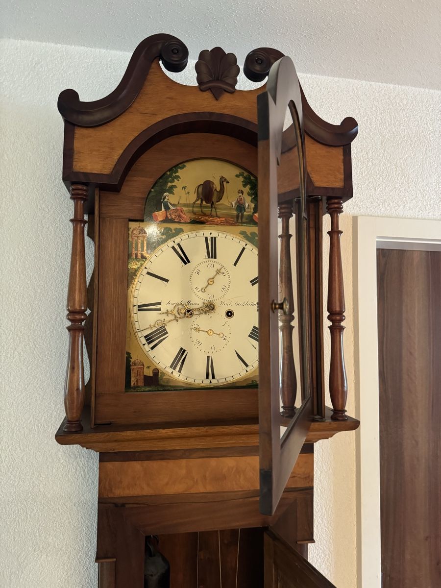 Orologi da terra & Orologi da parete: Antike Englische Standuhr ca 1820 – Usato da Langnau am Albis venduto da pla_2vk5 7