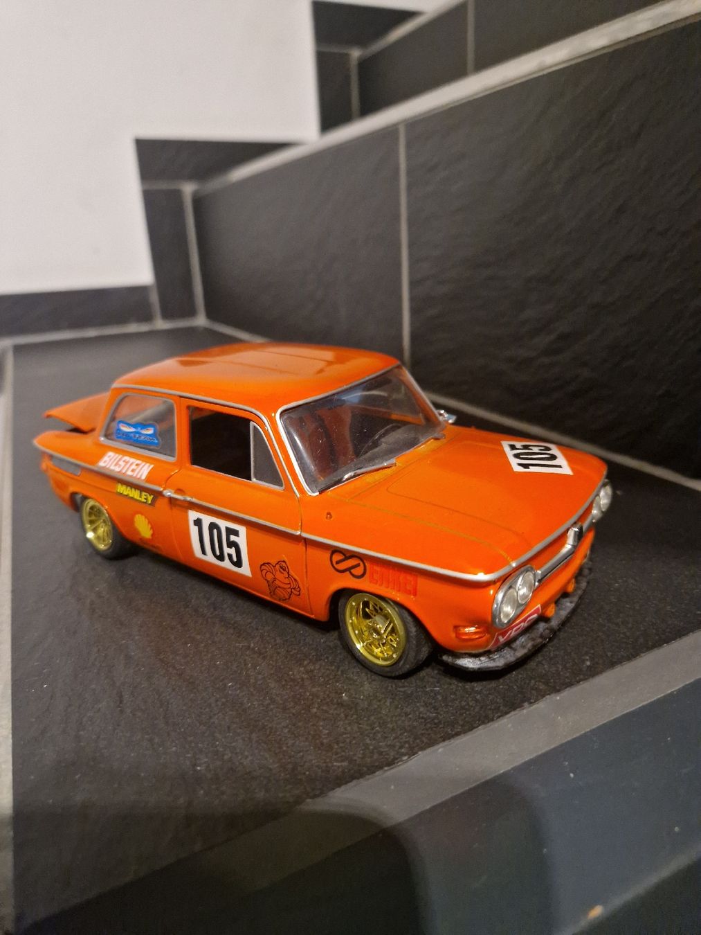 NSU Modellini d'auto: Modellauto NSU TT orange Rennversion Grösse ca 20 cm – Usato da Mörigen venduto da Clio111 2