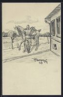 Handgemalt, sign. Fritz Dworzak: Soldat 