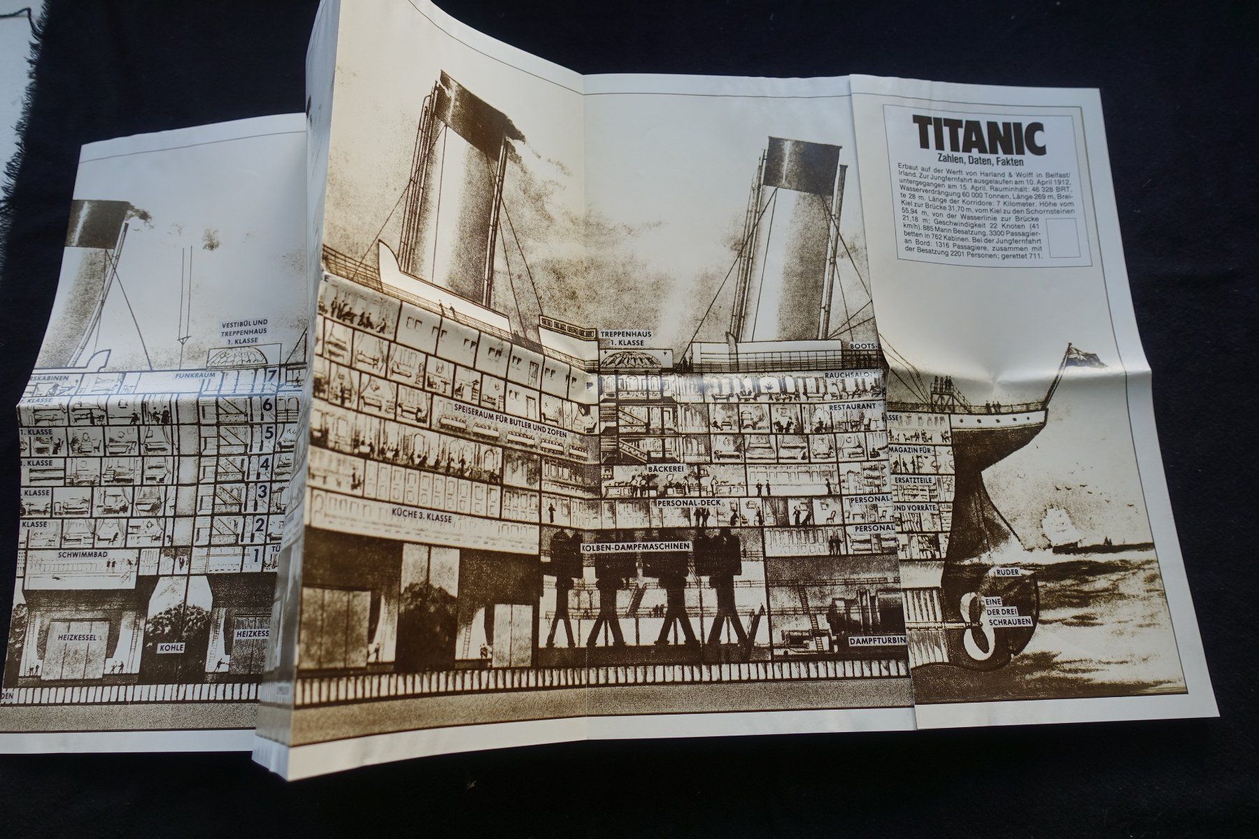 Bücher: Mythos Titanic Das Protokoll der Katastrophe, mit Poster – Gebraucht aus Gutenswil von Optico 1