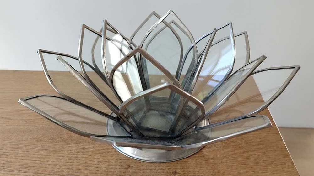 Kerzenständer: Kerzen Glasblume – Gebraucht aus Steinmaur von Swave 3