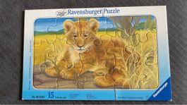 Ravensburger Puzzle Löwenkind 15 Teile akzeptabel