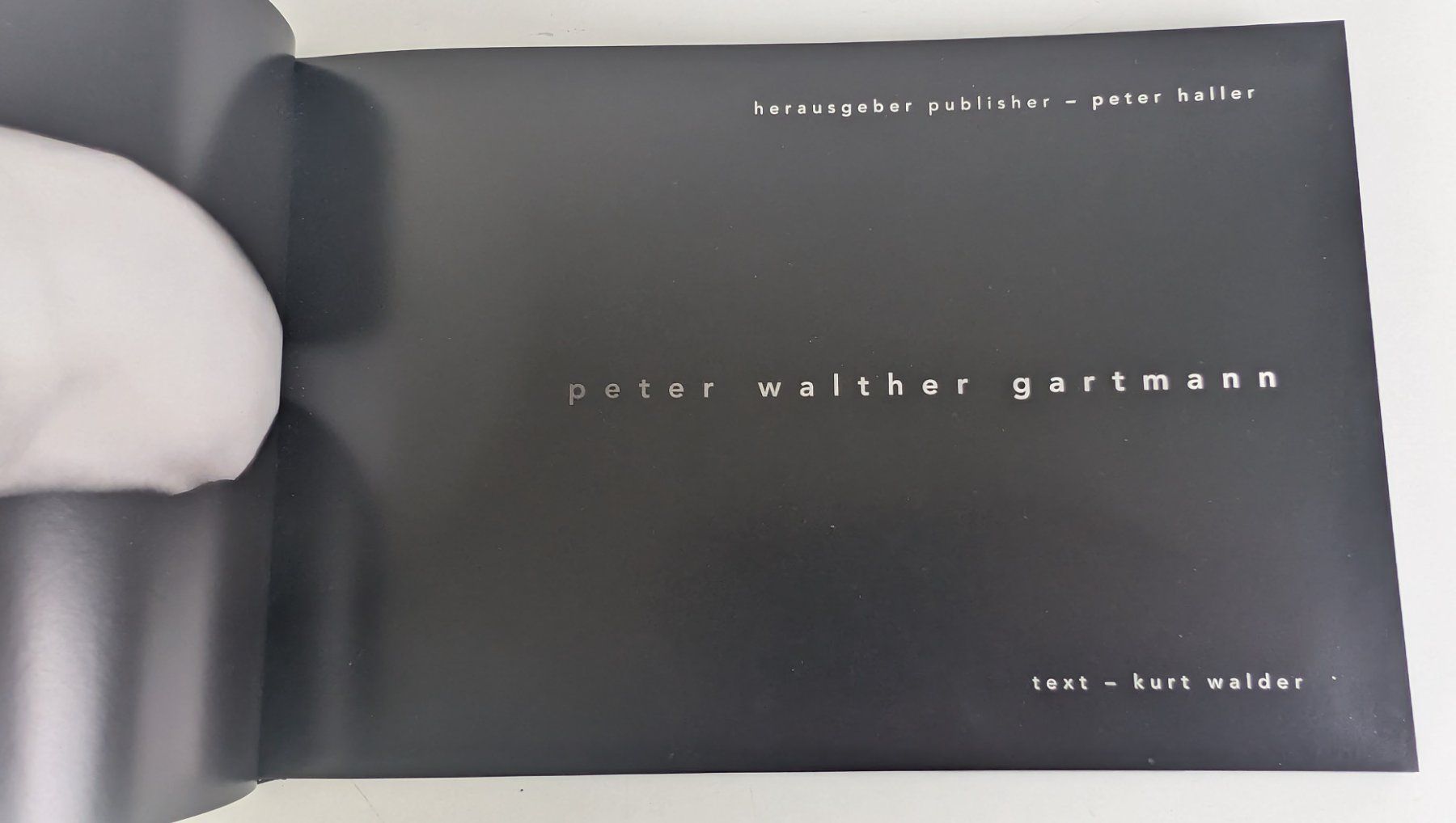 Libri: Peter Walther Gartmann Fotoband - Top! – Nuovo (secondo la descrizione) da Zürich venduto da axolottchen 8