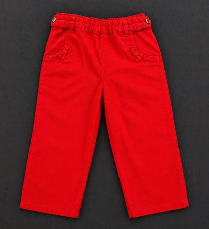 Petit Bateau Hose 24M/86 Rot leichte Baumwolle wie neu