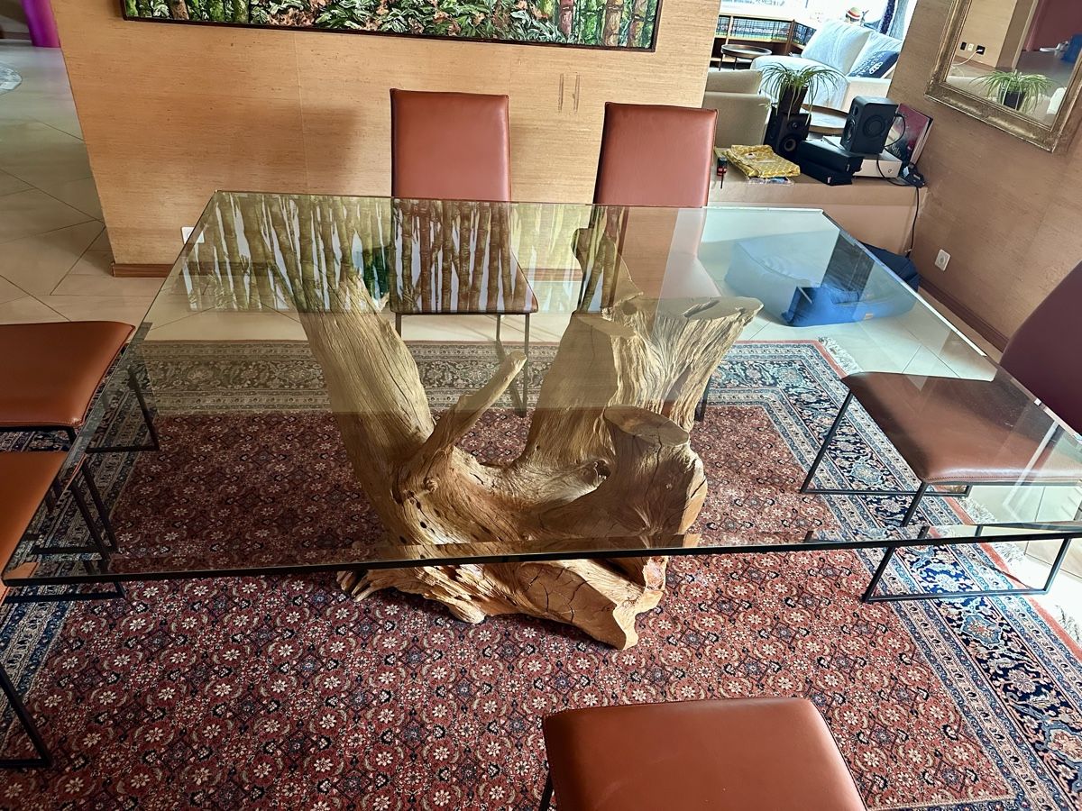 Verres: Glass dining table – D'occasion à Vésenaz par vane14