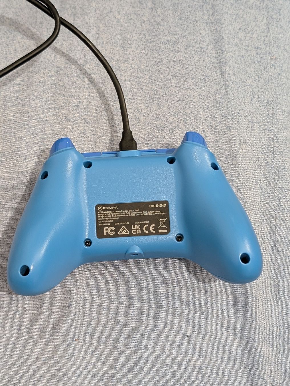 Microsoft Manettes: Controller PowerA Xbox blu cablato, colore blu, ottimo stato – D'occasion à Lugano par c42_d5hr 4