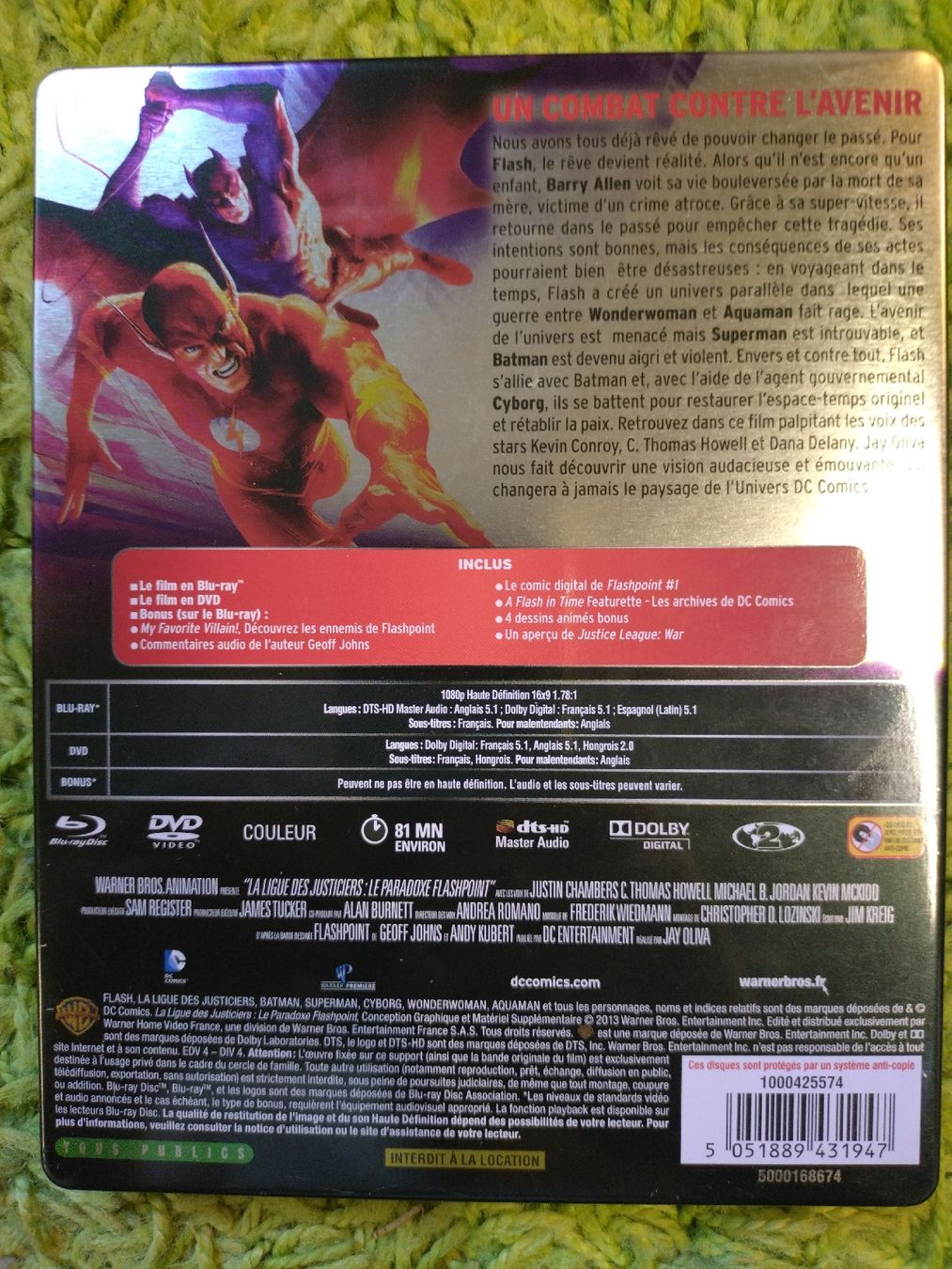 Alle DVDs: Justice League: Flashpoint Paradox Ultimate Edition BR DVD – Gebraucht aus Farvagny-le-Grand von LaCaverne 1