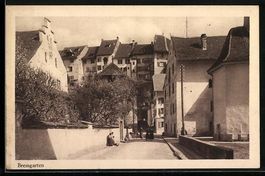 AK Bremgarten /AG, Strassenpartie, 1916