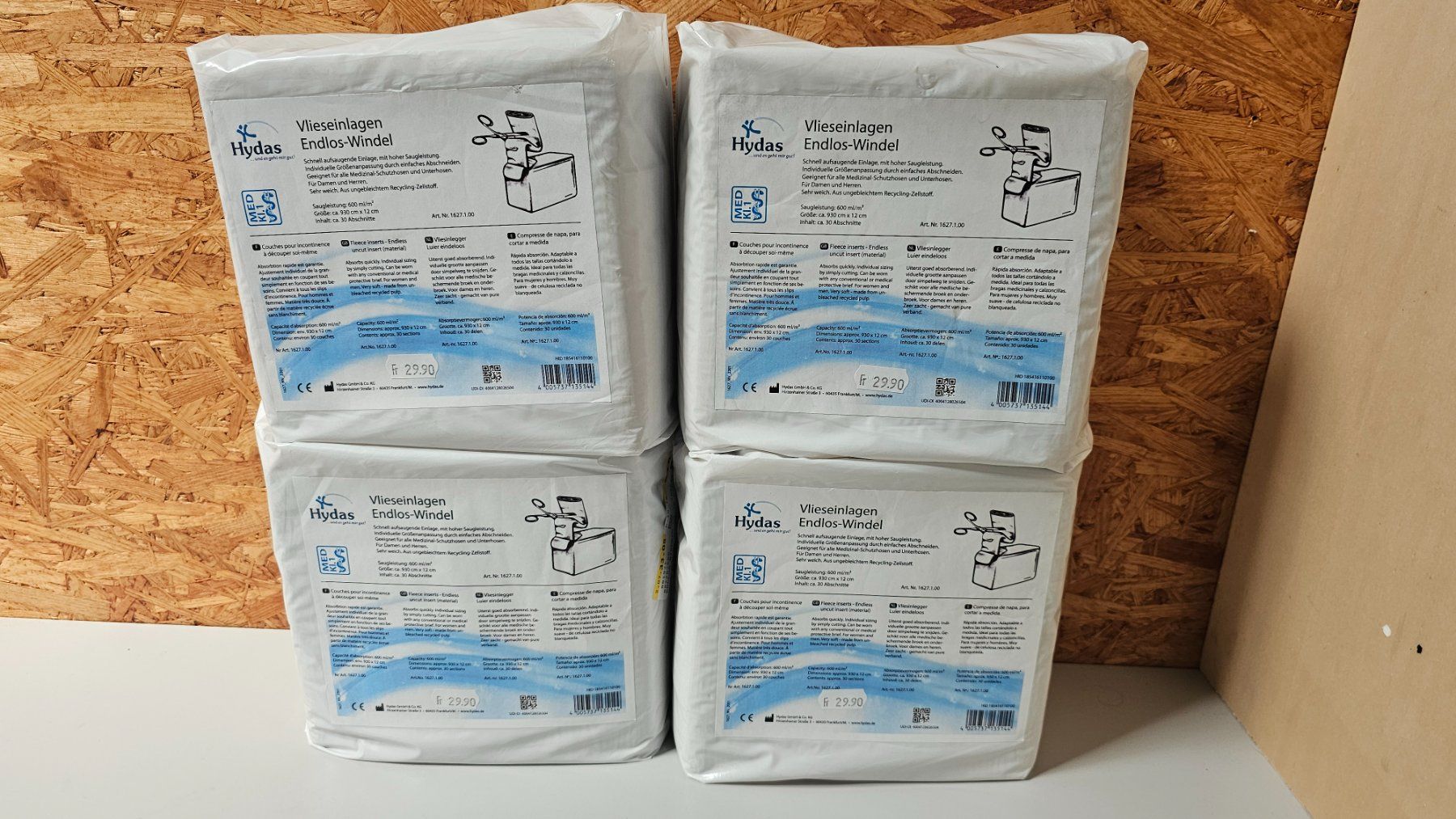 Secchi per pannolini & Pannolini: Endlos Windeln 4 Pack ab Fr. 1.- – Nuovo e nell'imballaggio originale da Koppigen venduto da Bracher_Mail-House