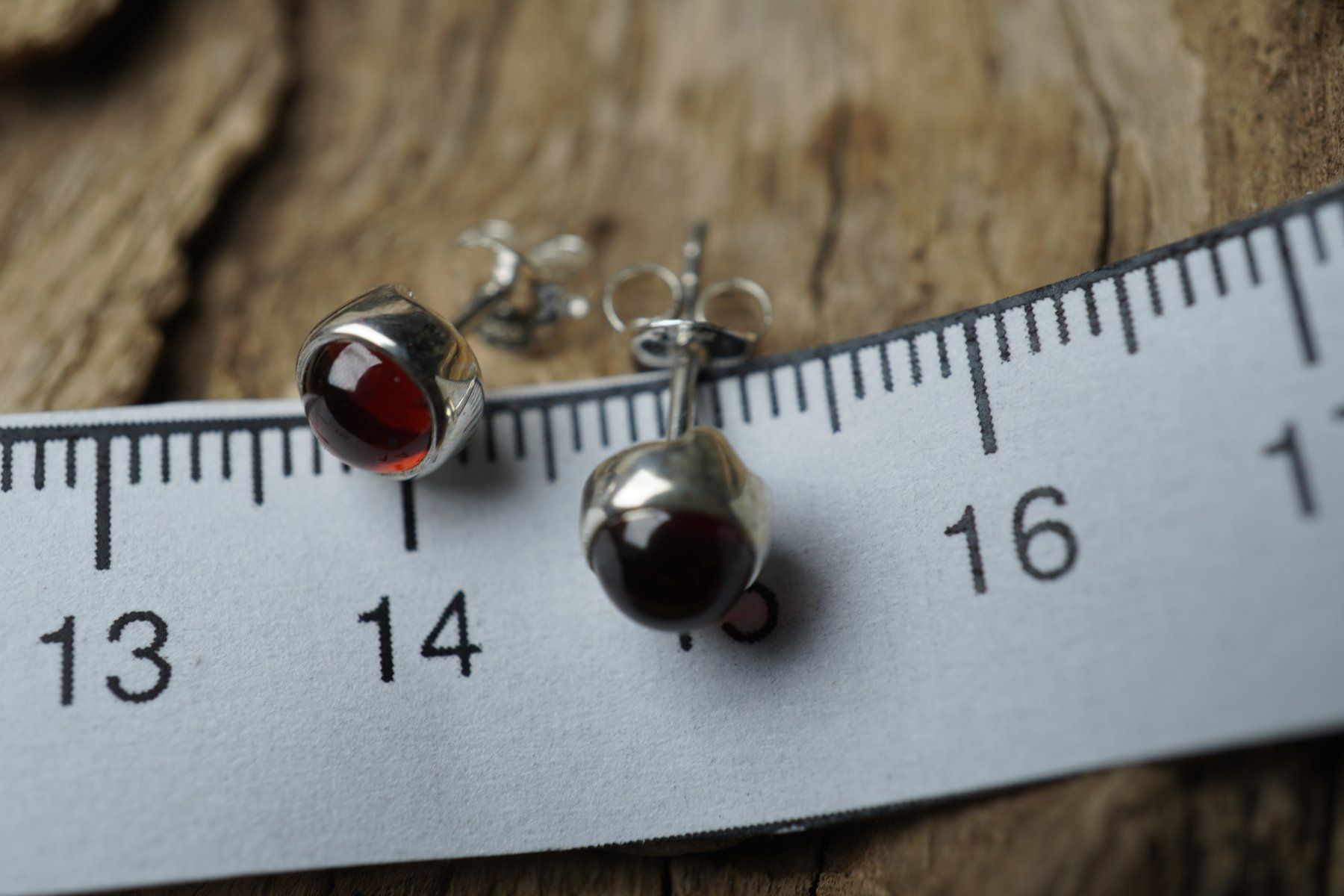 Orecchini pendenti & Orecchini a lobo: Granat 6mm    Rot Ohrstecker   925 Silber – Nuovo e nell'imballaggio originale da Balgach venduto da top_silver 5