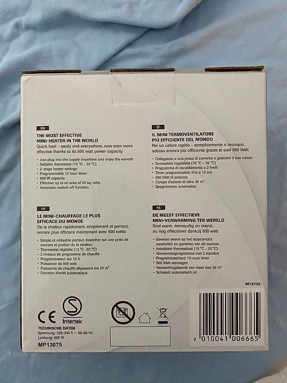 Heizgeräte: Mini Heizung  500 Watt – Gebraucht aus Thalwil von Simone1992 2