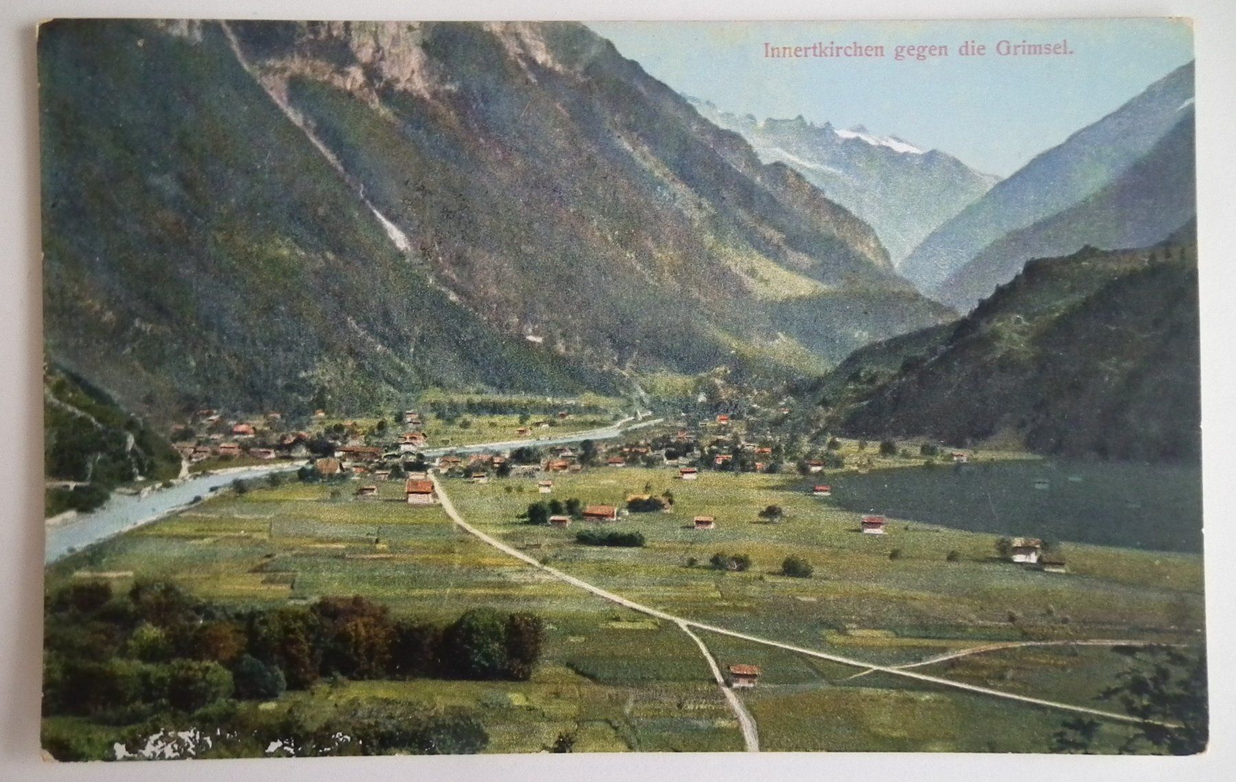 Cartoline postali: Innertkirchen 1921 Ansichtskarte nach Zürich – Usato da Kriens venduto da WULLU99