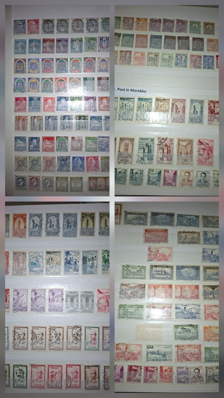 Tous les timbres: Sammlung Frankreich / Diverse Länder / Aufdrücke – D'occasion à Balgach par SIMEON27 5