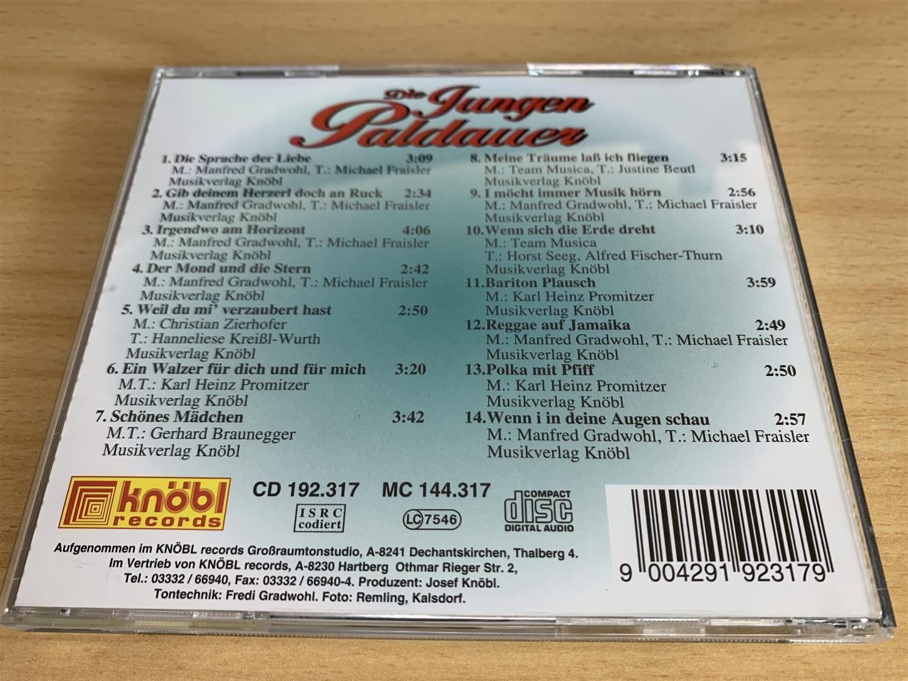 CD: Die jungen Paldauer - Die Sprache der Li – Usato da Rikon im Tösstal venduto da Alpenmutz 1