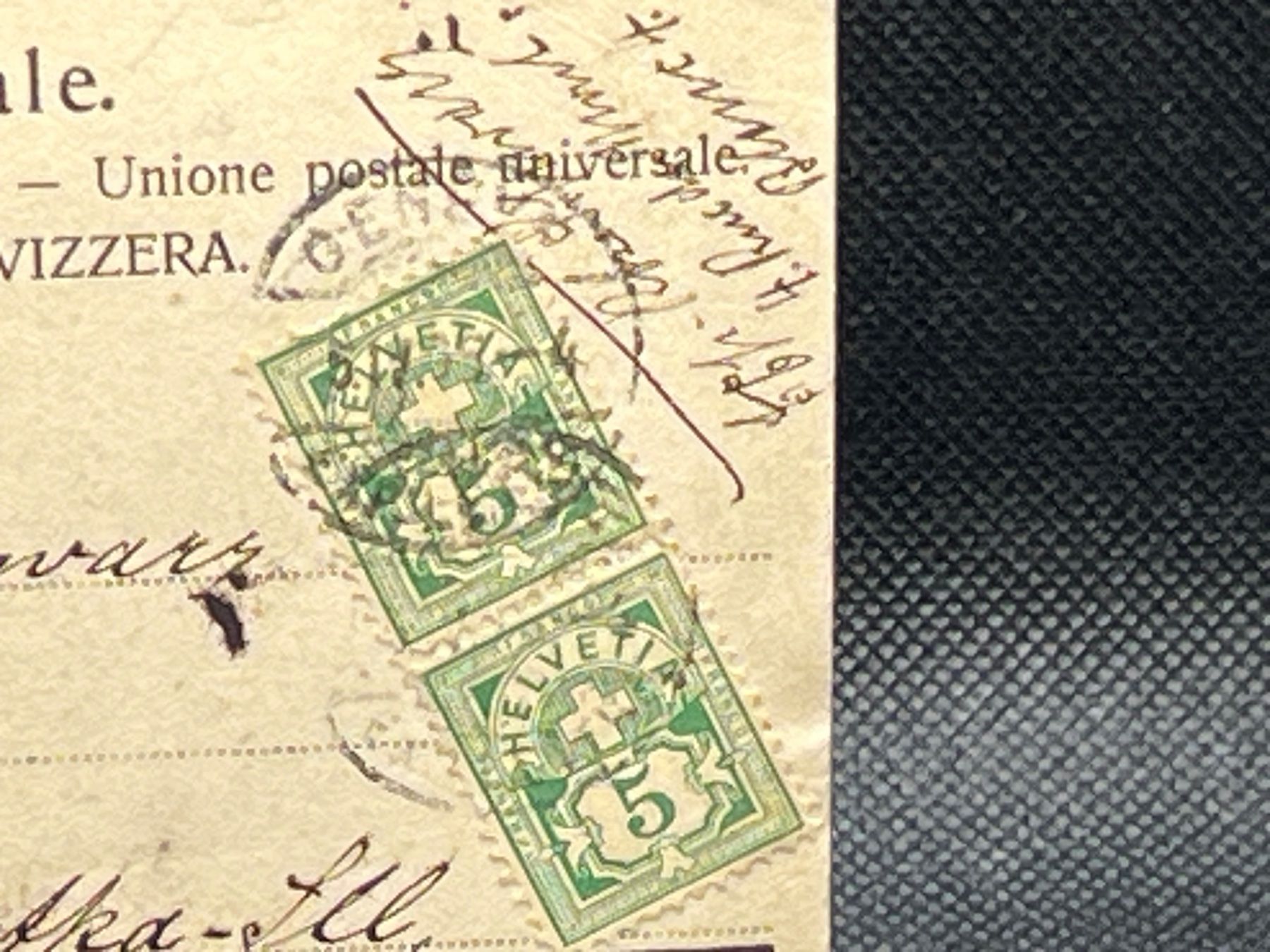 Cartoline postali: Lac Léman et le Dent du Midi – Usato da Widnau venduto da Brusi9 2