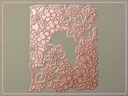 Blumenranken grosse Stanzschablone 11.1 x 14.3 cm