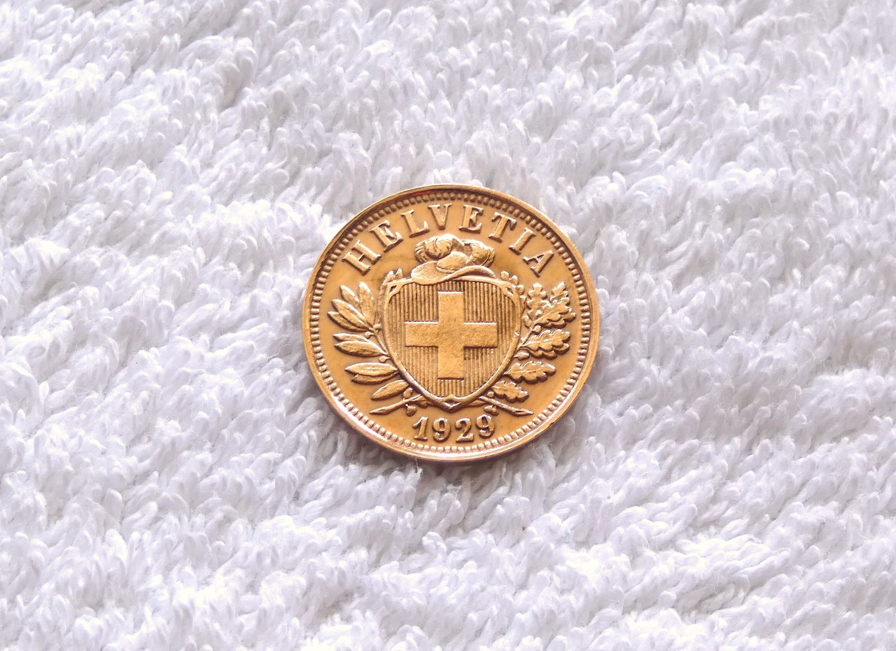 Tutti le monete: 2 centimes/Rappen 1929 – Usato da Nyon venduto da Ilmi09