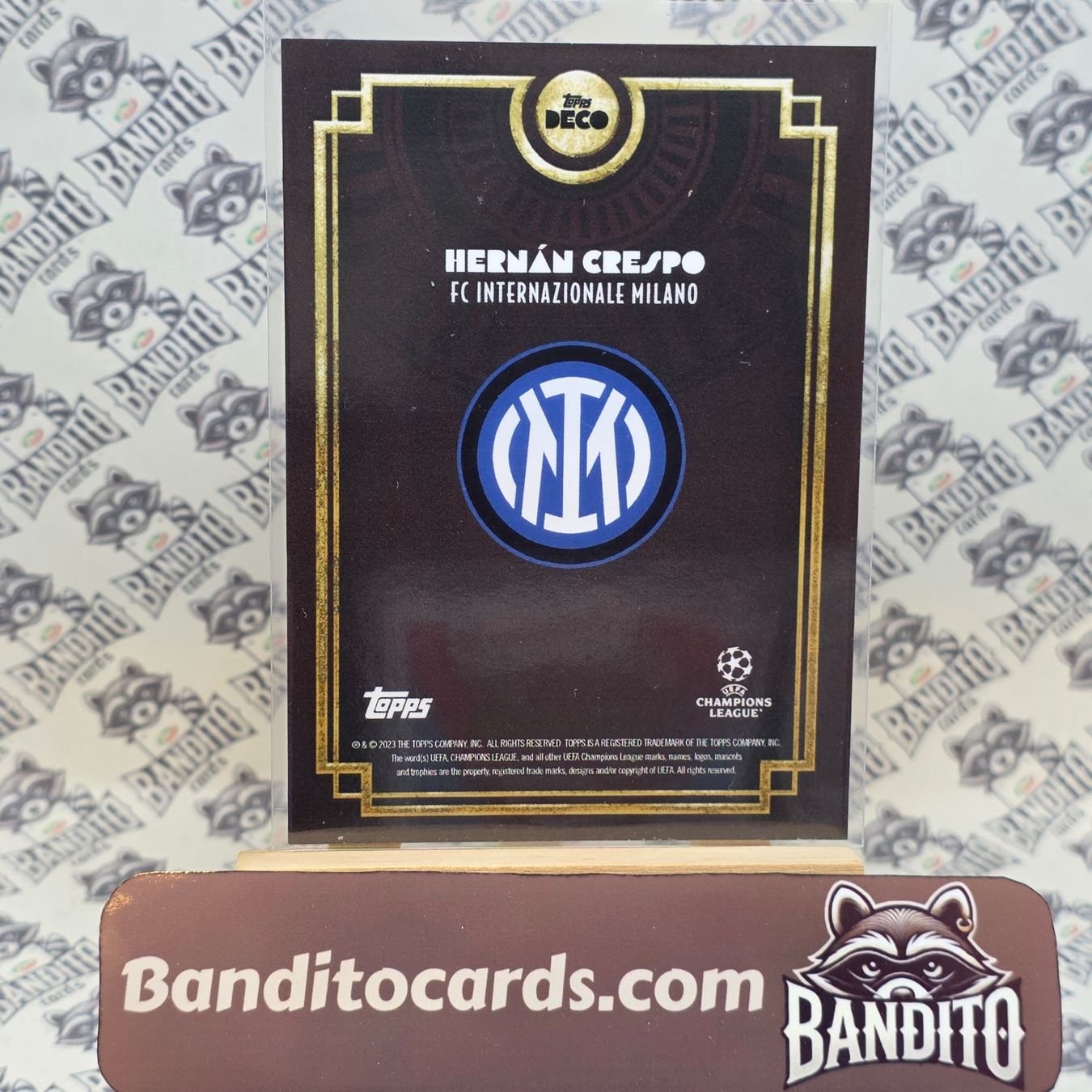 Topps Carte collezionabili: Topps Deco Inter Hernan Crespo auto /10 – Usato da Liebefeld venduto da Banditocards 1