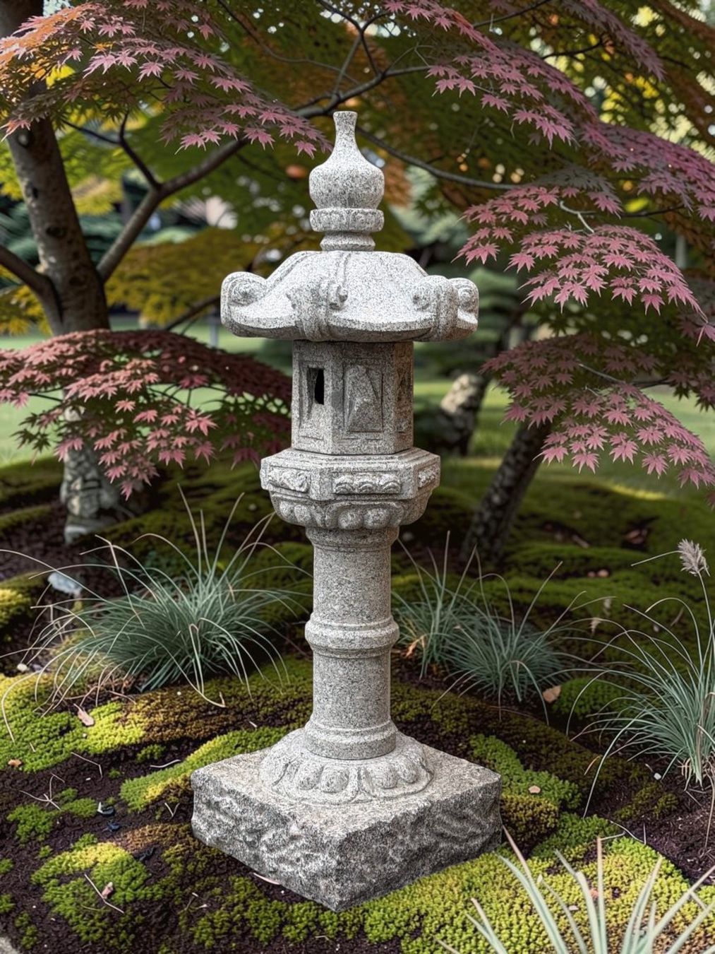 Laternen: Kasuga Granit Steinlaterne Pagode Gartenlaterne 130cm groß – Gebraucht aus Hilpoltstein von TOMTAO88 3
