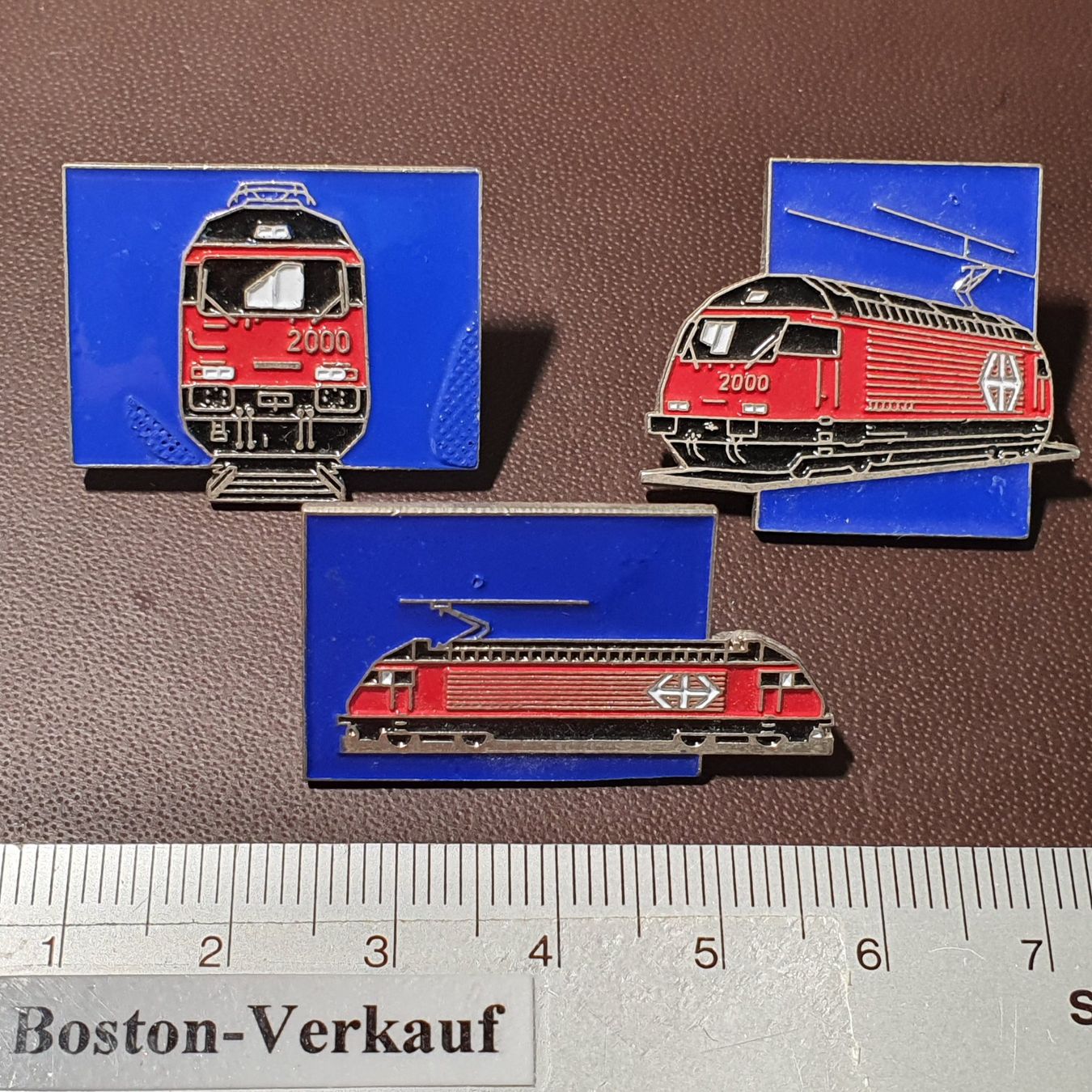 SBB/CFF/FFS Plaketten & Abzeichen: C309C - 3er Pin Set -  SBB Bahn 2000 Schweiz – Gebraucht aus Reinach BL von Boston-Verkauf 1