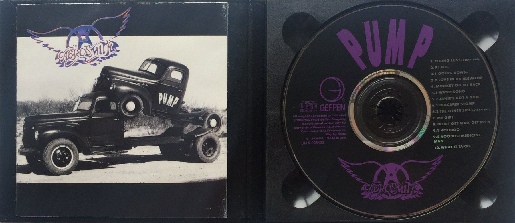 CD: AEROSMITH - PUMP – Usato da Bottens venduto da hotter-than-hell 6