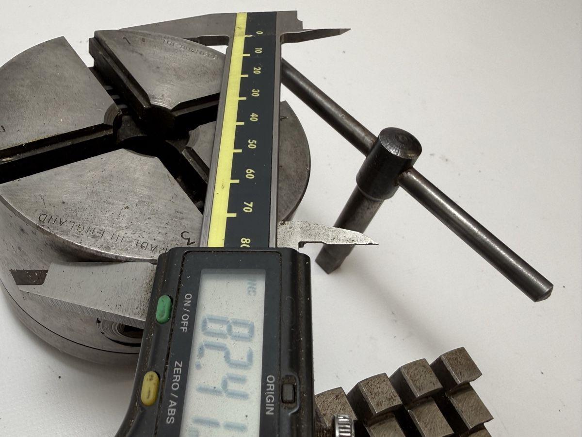Tutti gli attrezzi: Vierbackenfutter 80mm Drehfutter 4-Backenfutter 4BF  – Usato da Boswil venduto da ABLagerBoswil 4
