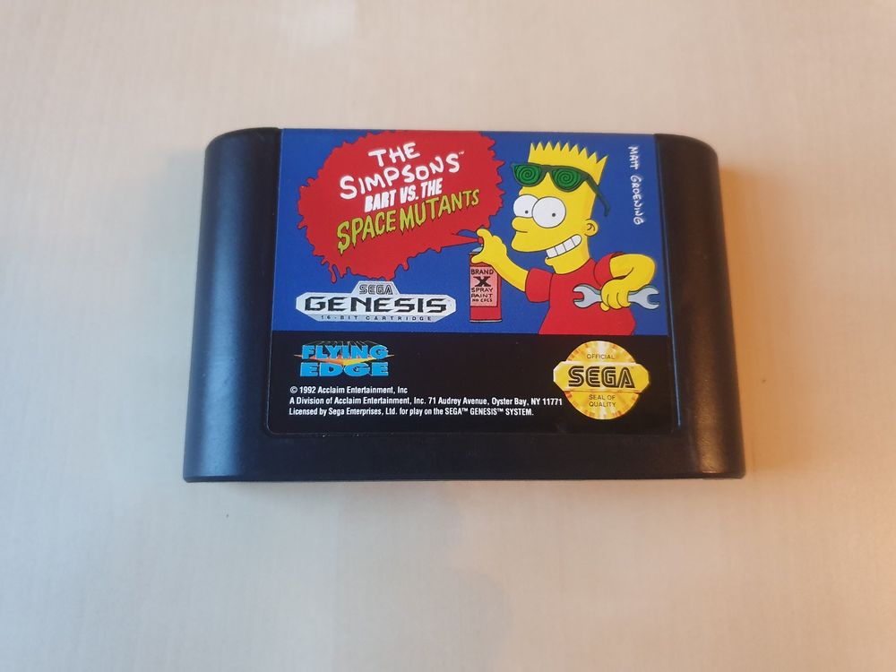 LES SIMPSONS : Bart vs The Space Mutants - Sega Game Gear EUR 11,62