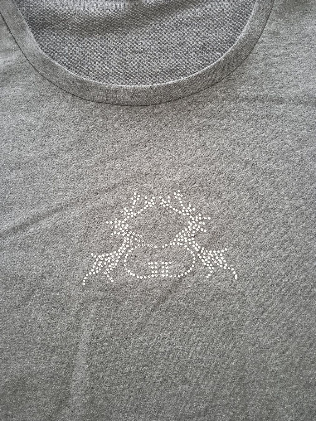 Pullover & Sweatshirts: Shirt mit Hirschen Gr. L 3/4 Arm Anthrazit – Gebraucht aus Rothrist von MaSa82 1
