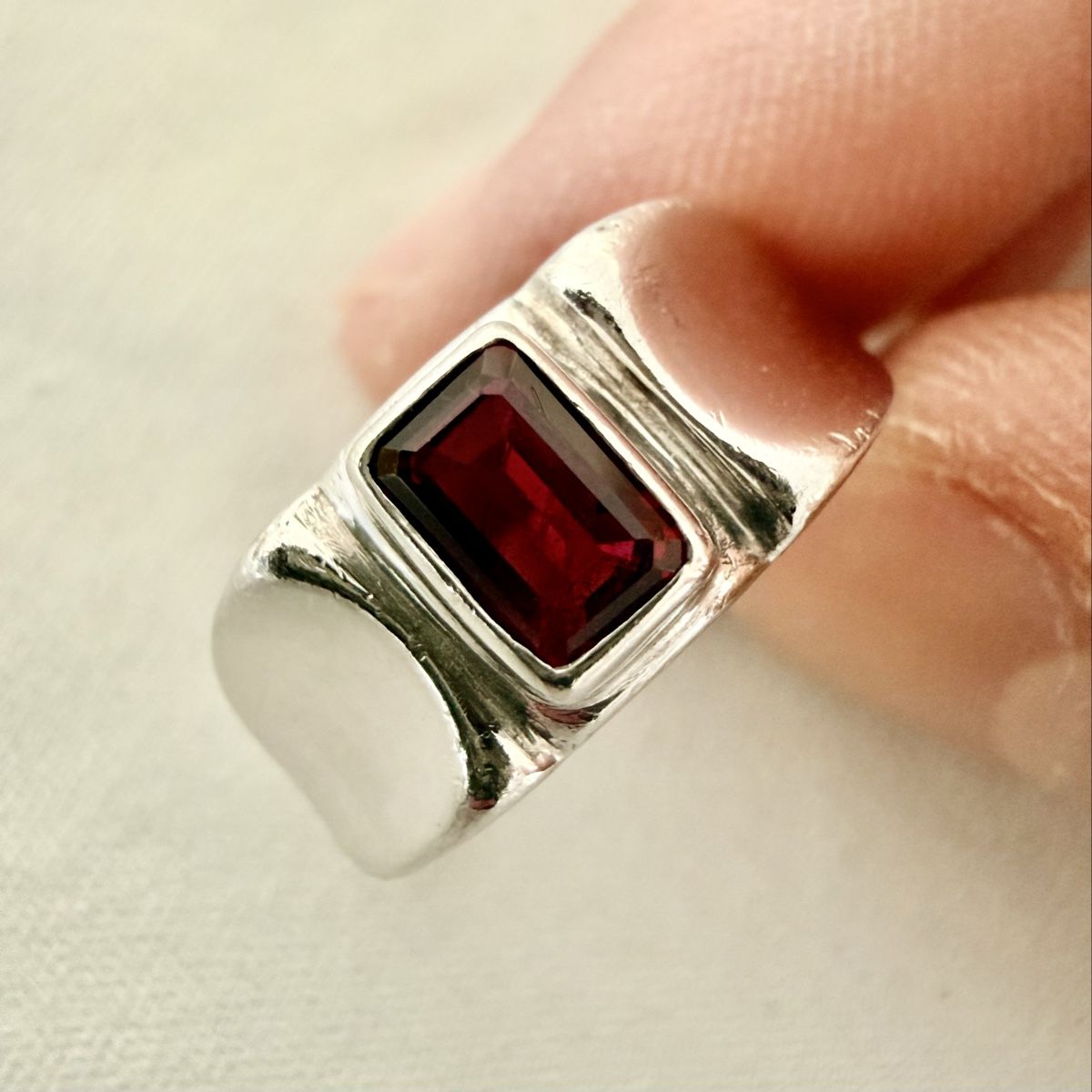 Ringe: Bague en argent - Grenat – Gebraucht aus Marly von Nor_al3 2