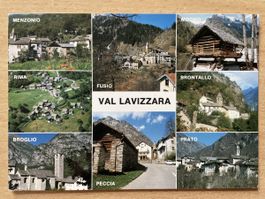 Postkarte Val Lavizzara Valle Maggia Tessin Schweiz 80er