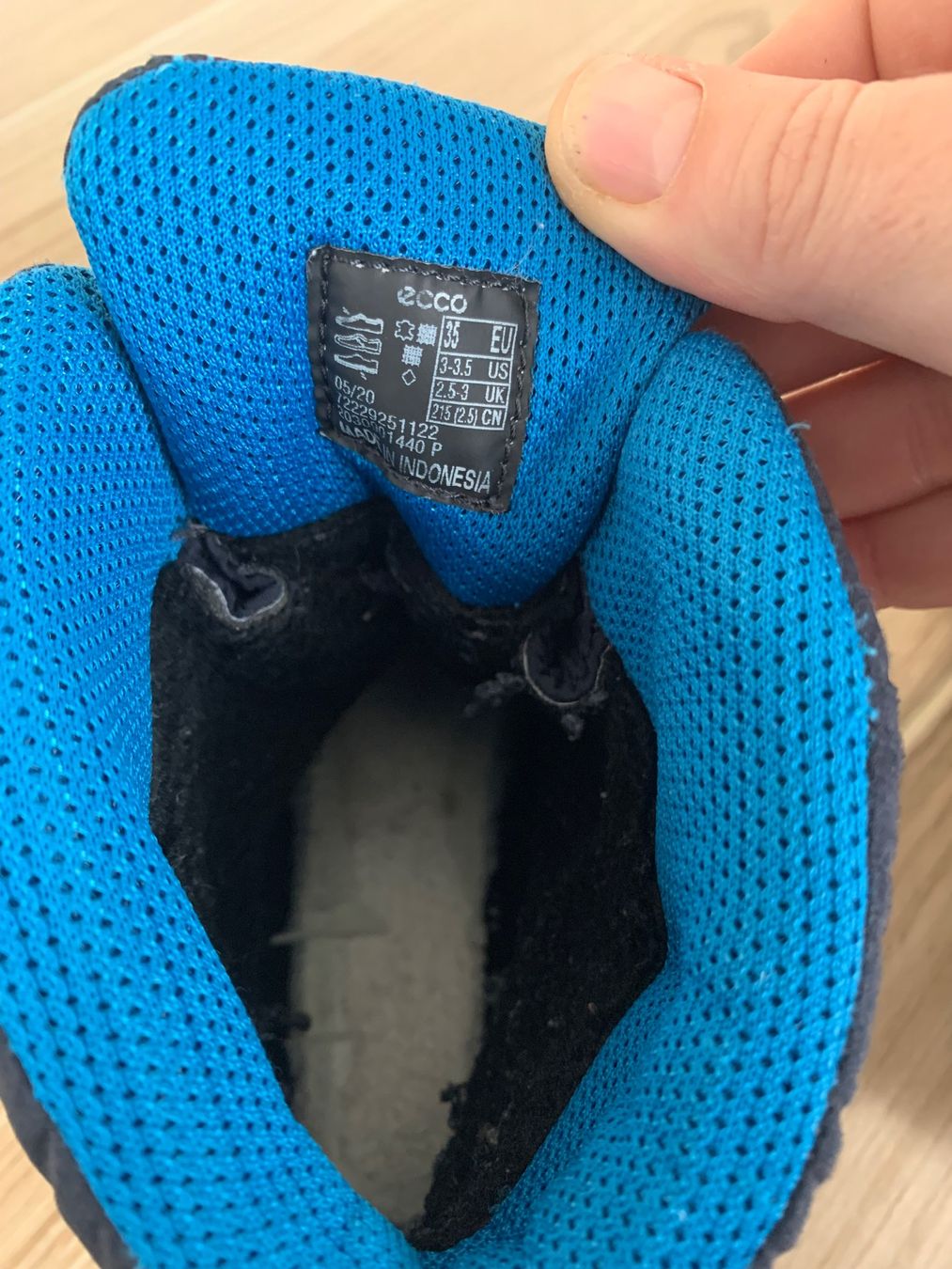 Ecco Schuhe für Jungen: Ecco Goretex Winterschuhe Gr. 35 blau – Gebraucht aus Rudolfstetten von Joyw 5